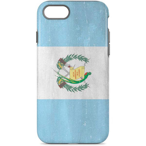 Guatemala Flag Distressed iPhone Cases